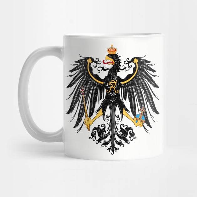 Prussia - Vintage Style Coat of Arms Eagle Design by DankFutura